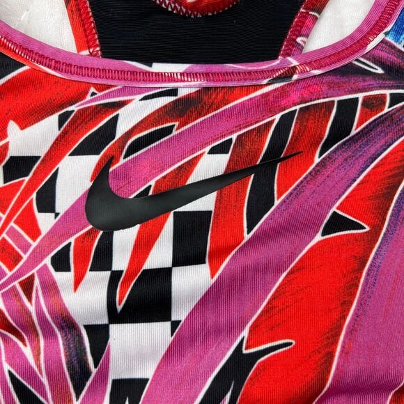 Nike Hyper Femme Floral Sports Bra Medium Multicolor Dri-FIT Racerback - Picture 3 of 6